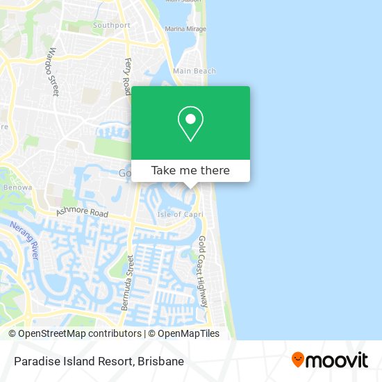 Paradise Island Resort map