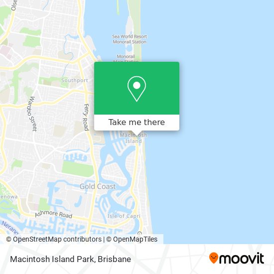 Macintosh Island Park map
