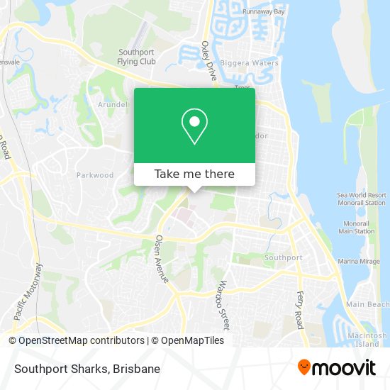 Southport Sharks map