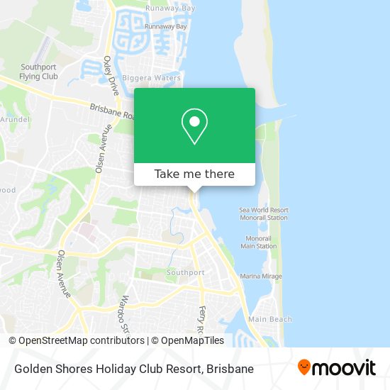 Golden Shores Holiday Club Resort map