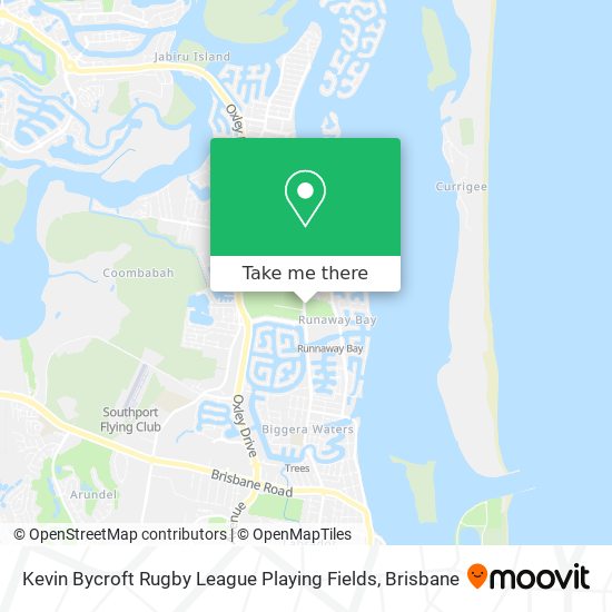 Kevin Bycroft Rugby League Playing Fields map