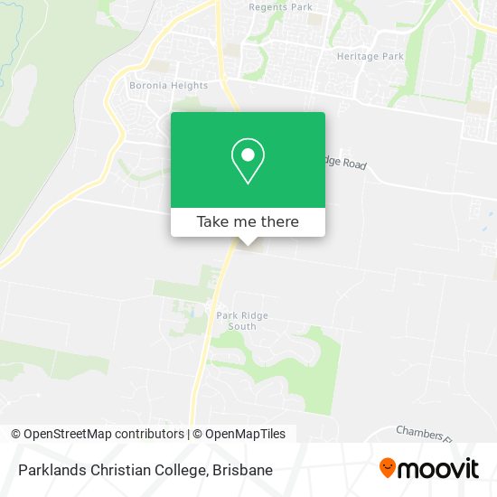Parklands Christian College map
