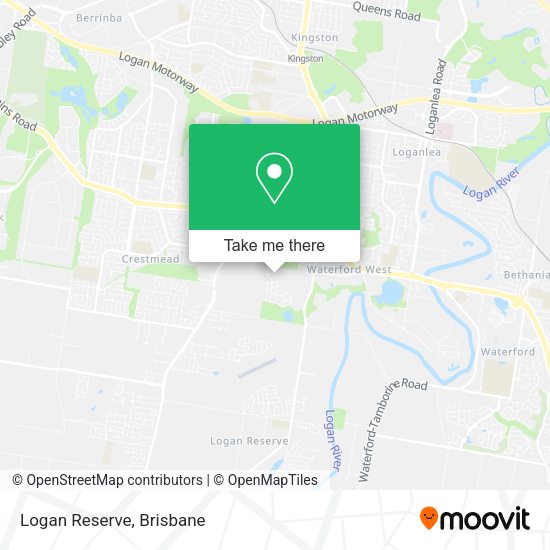 Logan Reserve map