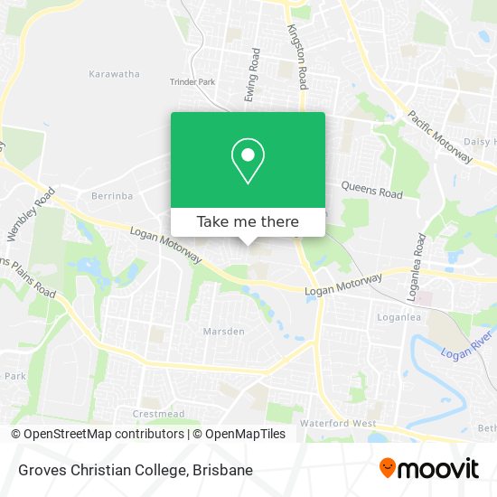 Groves Christian College map