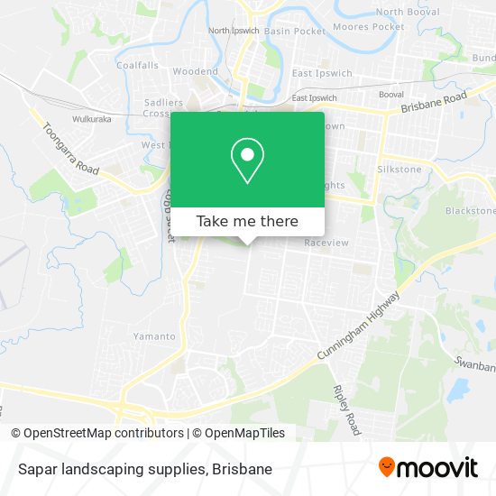 Sapar landscaping supplies map