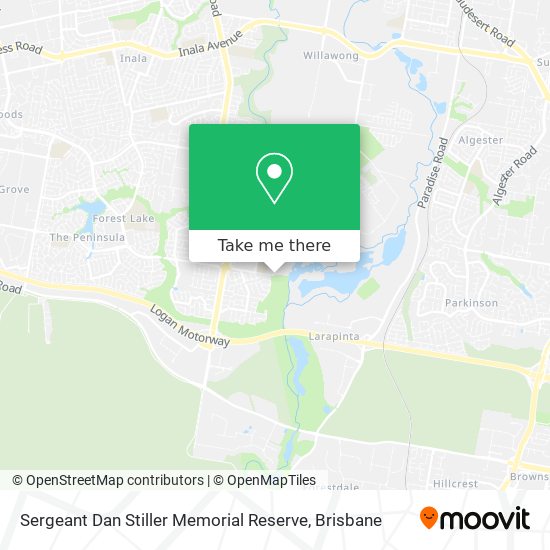 Sergeant Dan Stiller Memorial Reserve map
