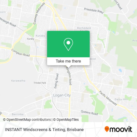 INSTANT Windscreens & Tinting map