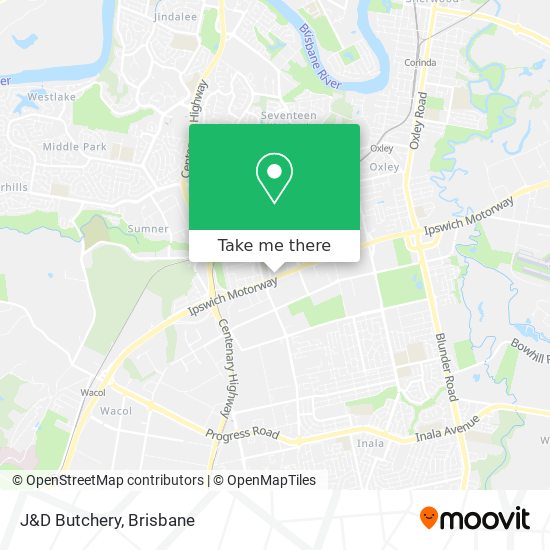 J&D Butchery map