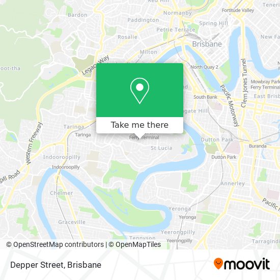 Depper Street map