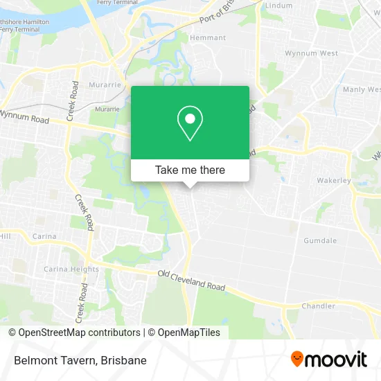 Belmont Tavern map