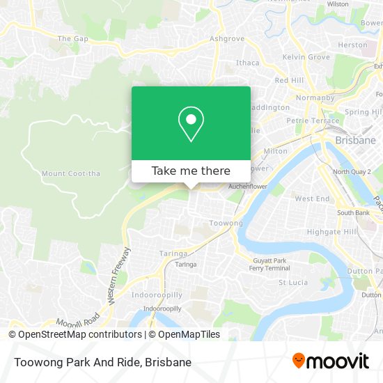 Toowong Park And Ride map