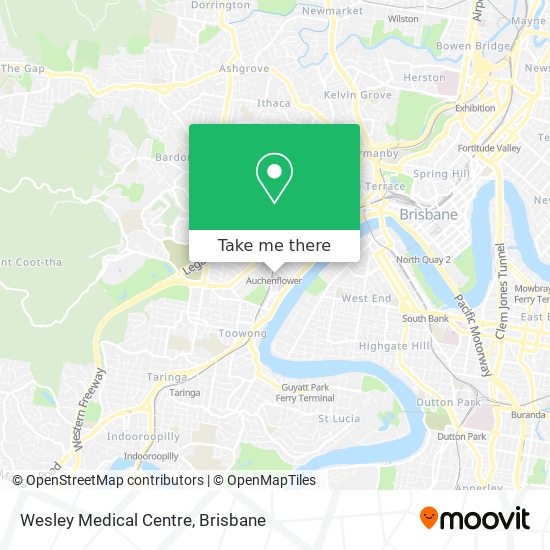 Mapa Wesley Medical Centre