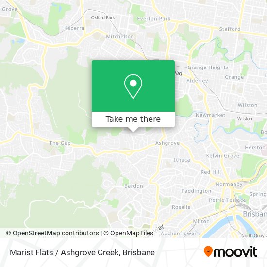 Marist Flats / Ashgrove Creek map