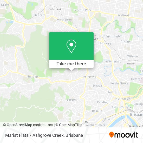 Mapa Marist Flats / Ashgrove Creek