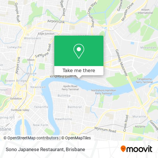 Mapa Sono Japanese Restaurant