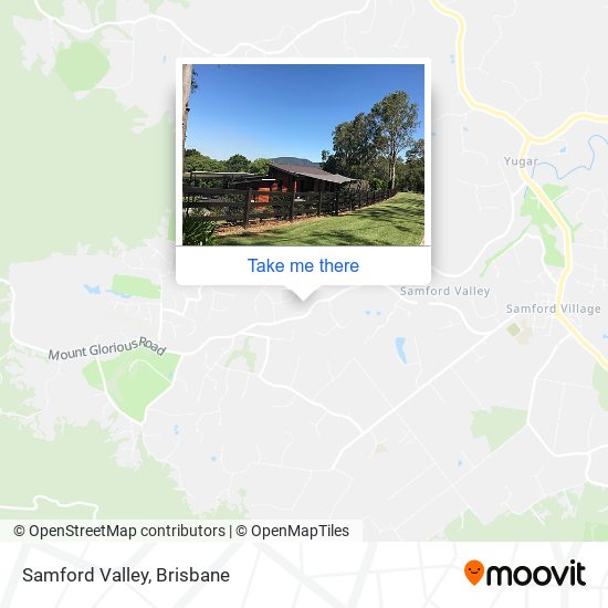 Samford Valley map