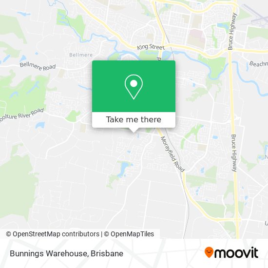 Mapa Bunnings Warehouse