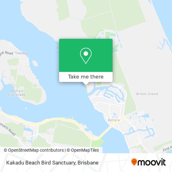 Kakadu Beach Bird Sanctuary map