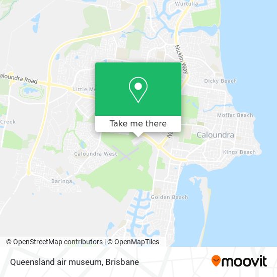 Queensland air museum map