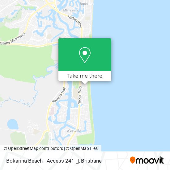 Bokarina Beach - Access 241 💦 map