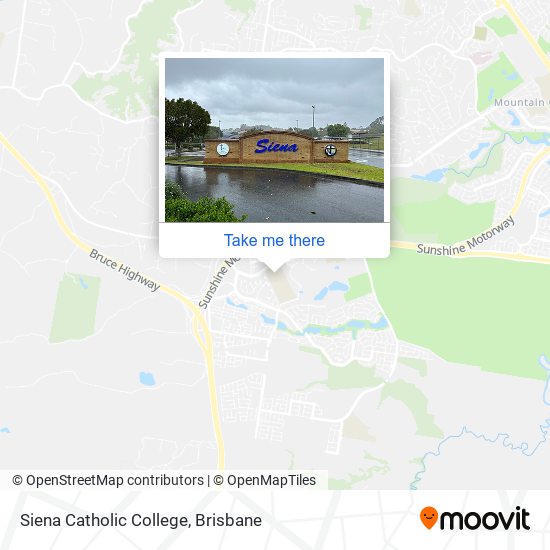 Siena Catholic College map