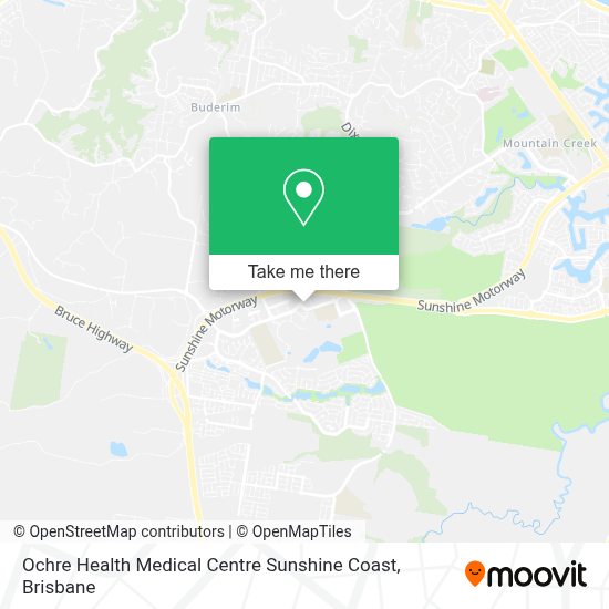 How To Get To Ochre Health Medical Centre Sunshine Coast In Sippy Downs By Bus