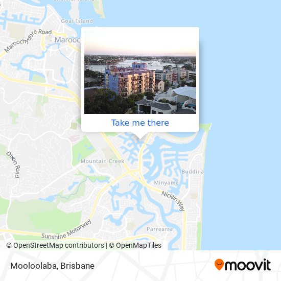 Mapa Mooloolaba