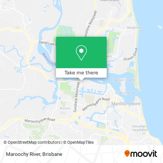 Maroochy River map