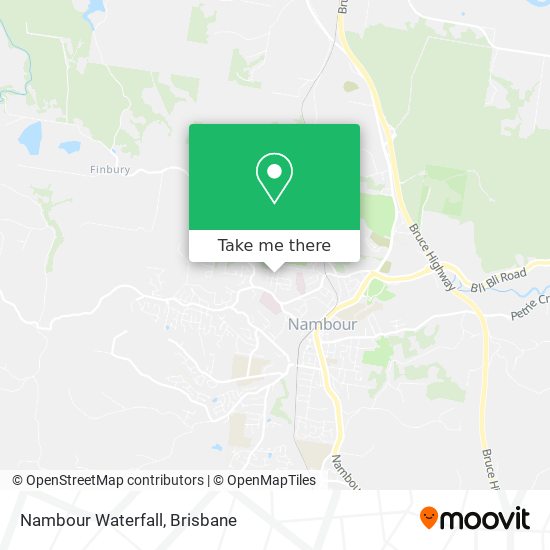 Nambour Waterfall map