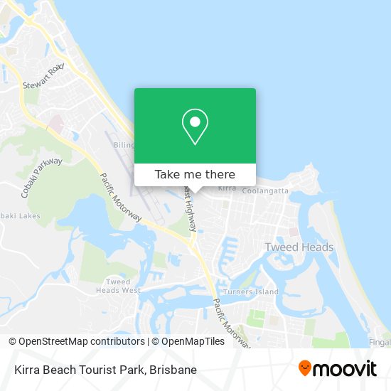 Kirra Beach Tourist Park map
