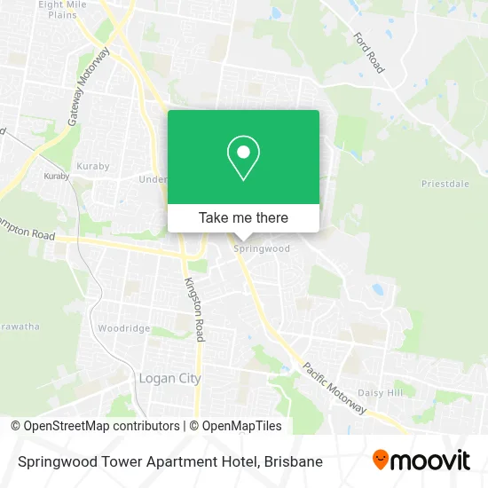 Mapa Springwood Tower Apartment Hotel
