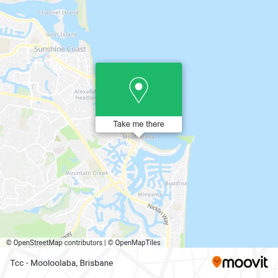 Mapa Tcc - Mooloolaba