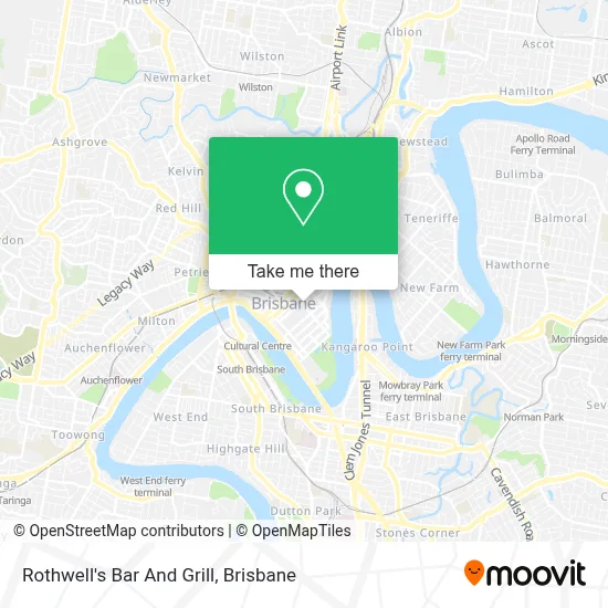 Mapa Rothwell's Bar And Grill