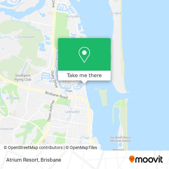 Atrium Resort map