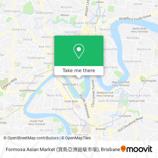 Formosa Asian Market (寶島亞洲超級市場) map