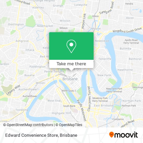 Mapa Edward Convenience Store