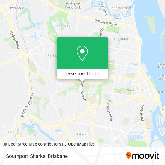 Southport Sharks map