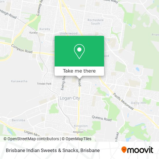 Brisbane Indian Sweets & Snacks map