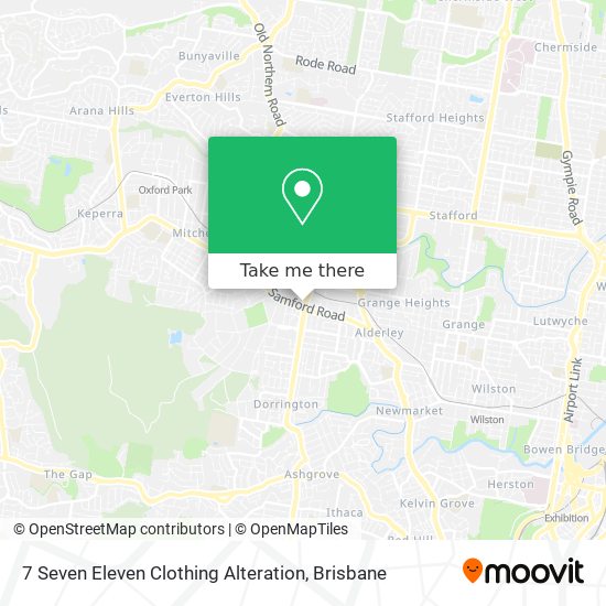 7 Seven Eleven Clothing Alteration map