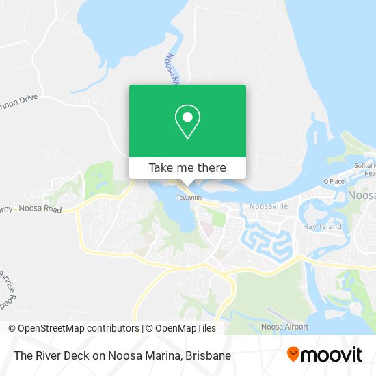 The River Deck on Noosa Marina map