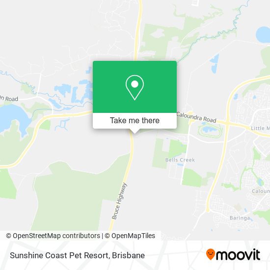 Sunshine Coast Pet Resort map