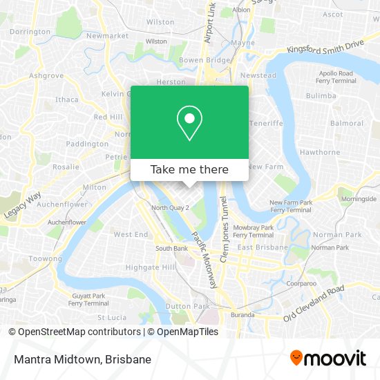 Mantra Midtown map