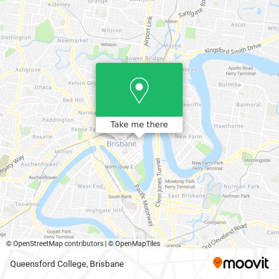 Queensford College map