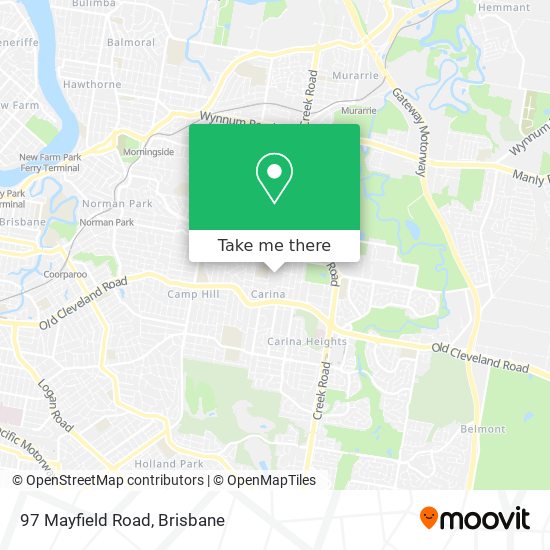 97 Mayfield Road map
