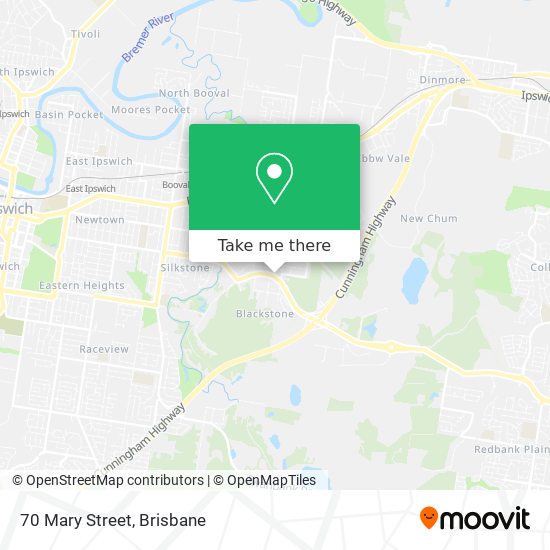 70 Mary Street map