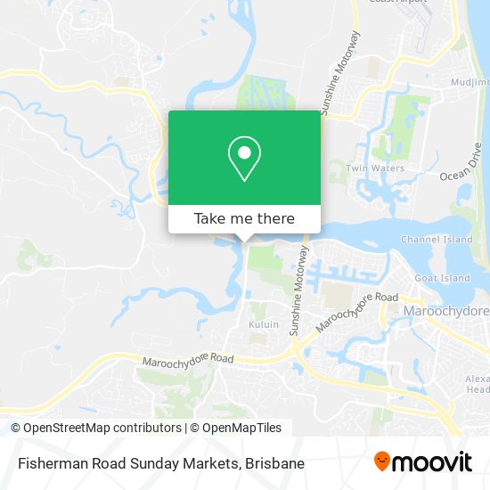 Fisherman Road Sunday Markets map