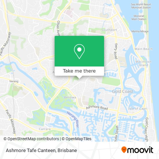 Ashmore Tafe Canteen map