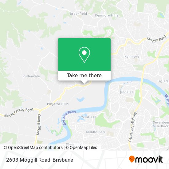 2603 Moggill Road map