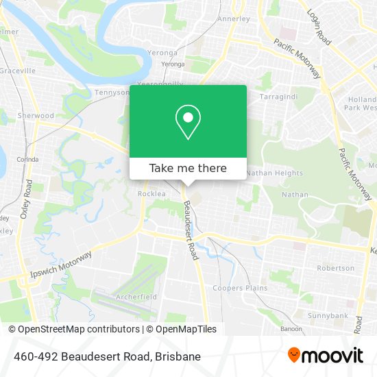 460-492 Beaudesert Road map