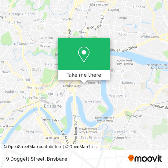 9 Doggett Street map